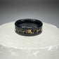 Shungite Ring (with 24k Gold Flake, Diamond Dust & Terahertz)