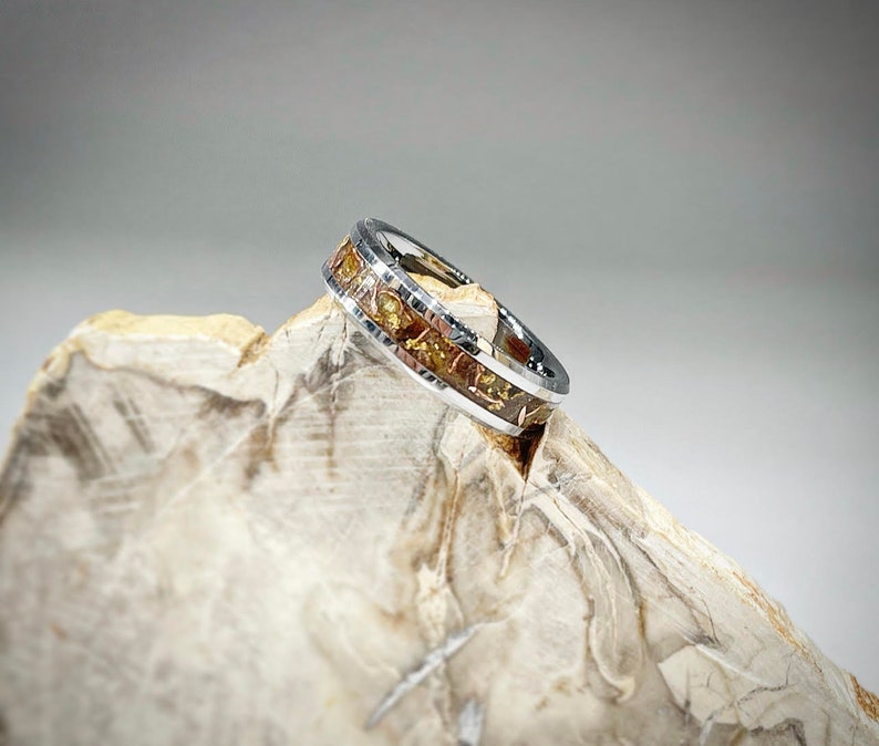 Topaz and Amber Ring