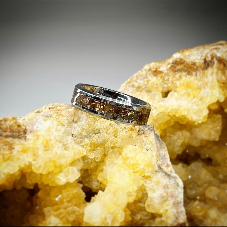 Topaz and Amber Ring